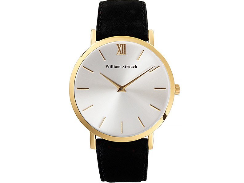 William Strouch Watch - BLACK AND SILVER STREAK