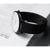 William Strouch Watch - SPACE GREY + LEATHER STRAP