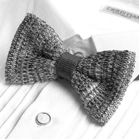 Bow Tie - Knit Bow Tie Grey