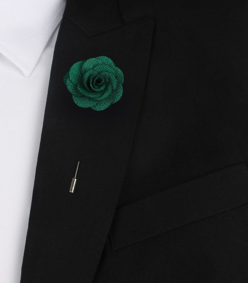 Lapel Pin - Lapel Flower Green