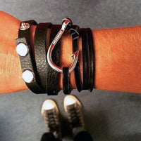 virginstone Bracelet - Hook Bracelet Black / Gold